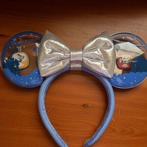 Disney Silver and Blue Minnie Mouse Ears Headband